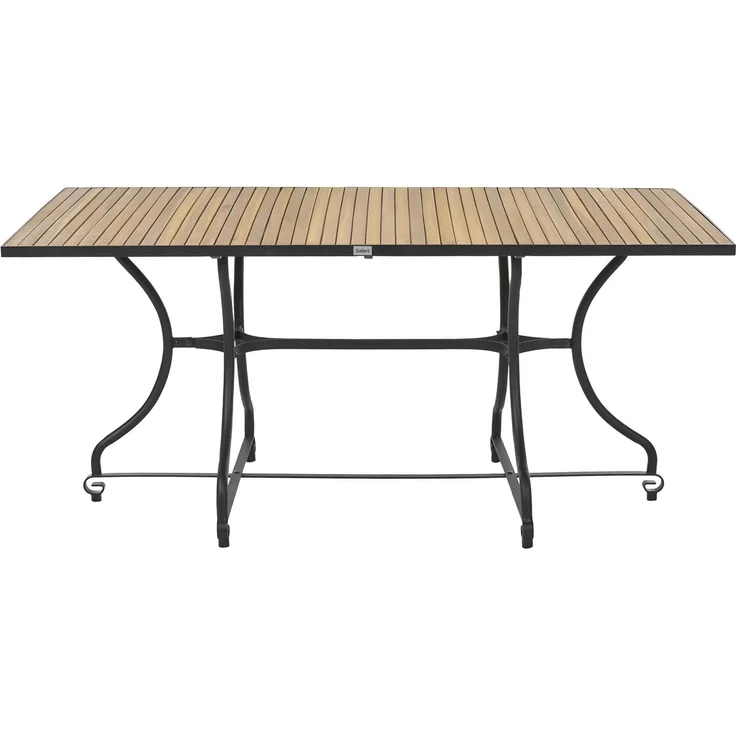 Gartentisch LASCARI 160 cm 90 cm Akazienholz Hellbraun – Bild 4