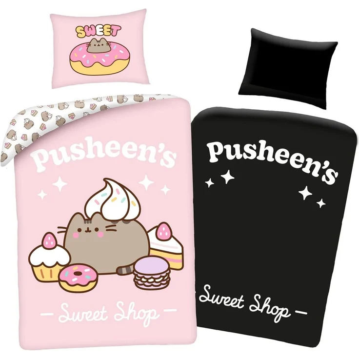 Pusheen The Cat Bettwäsche Kinderbettwäsche PUS2763 140x200 cm + 70x90 cm – Bild 2