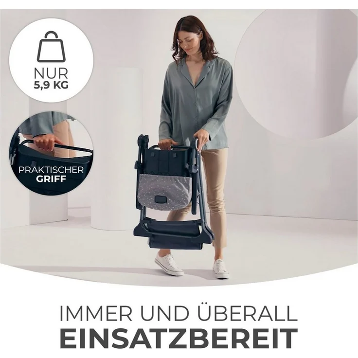 Kinderkraft Kombihochstuhl FOLDEE – Bild 3