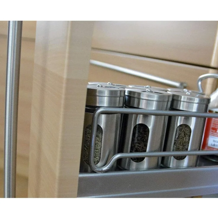 Jean Products Gewürzstreuer Aluminium Gewürzstreuer aus Glas mit verstellbarer Öffnung Ø5 x 8,5 cm, (1-tlg), modernes Design – Bild 5