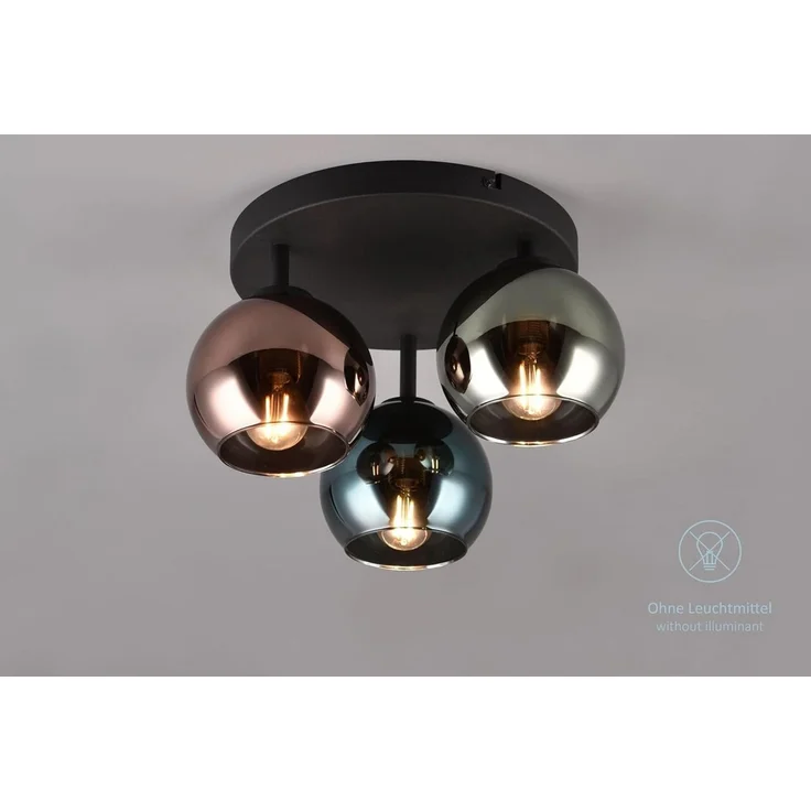 lightling Deckenleuchte Shawn, ohne Leuchtmittel, im Retrodesign – Bild 3