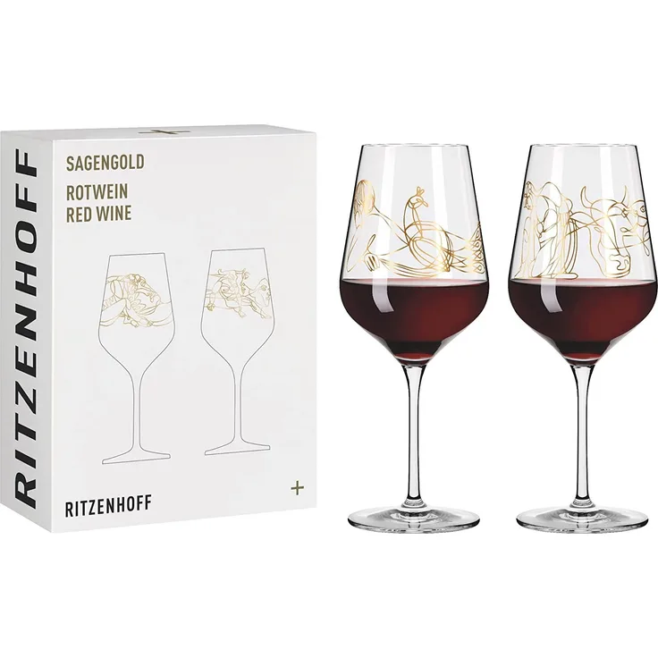 Ritzenhoff 3401001 Rotwein 2er-Set 001 SAGENGOLD Burkhard Neie 2022