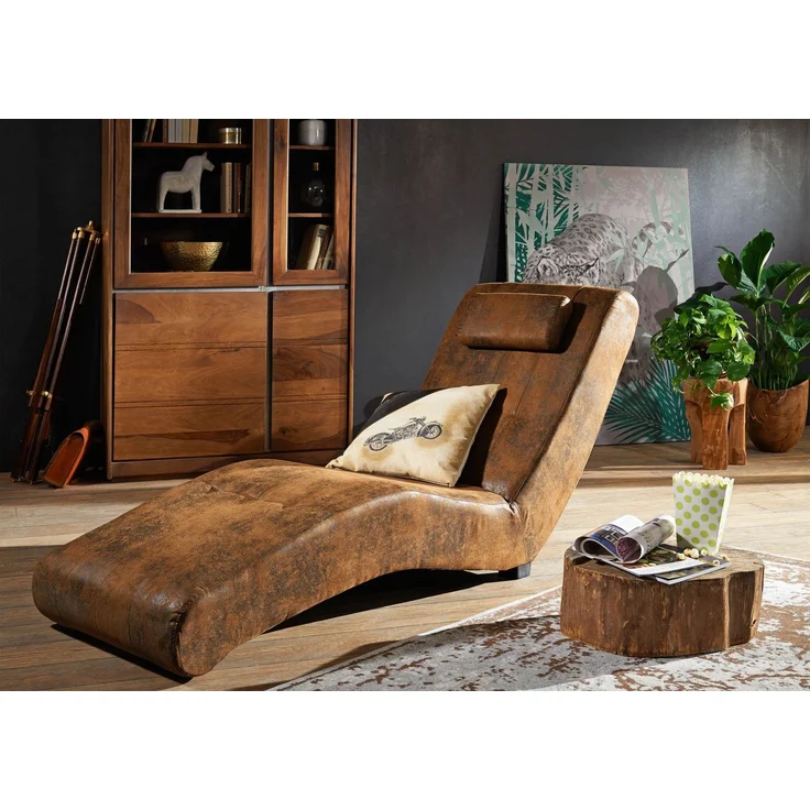 Relaxliege 180x62x87 braun SPLEEN – Bild 7
