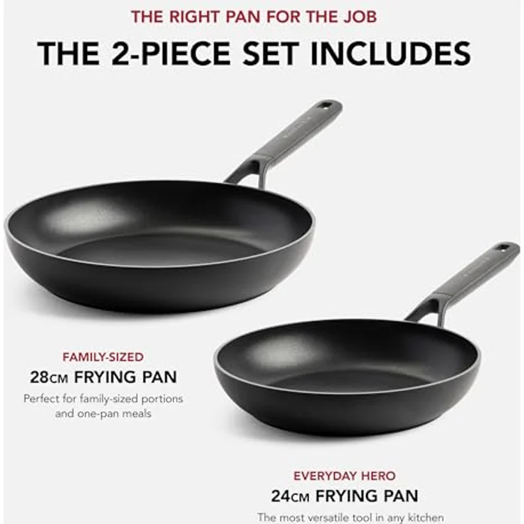 KitchenAid Pfannen-Set KitchenAid Bratpfannen-Set (24/28 cm), Aluminium – Bild 4