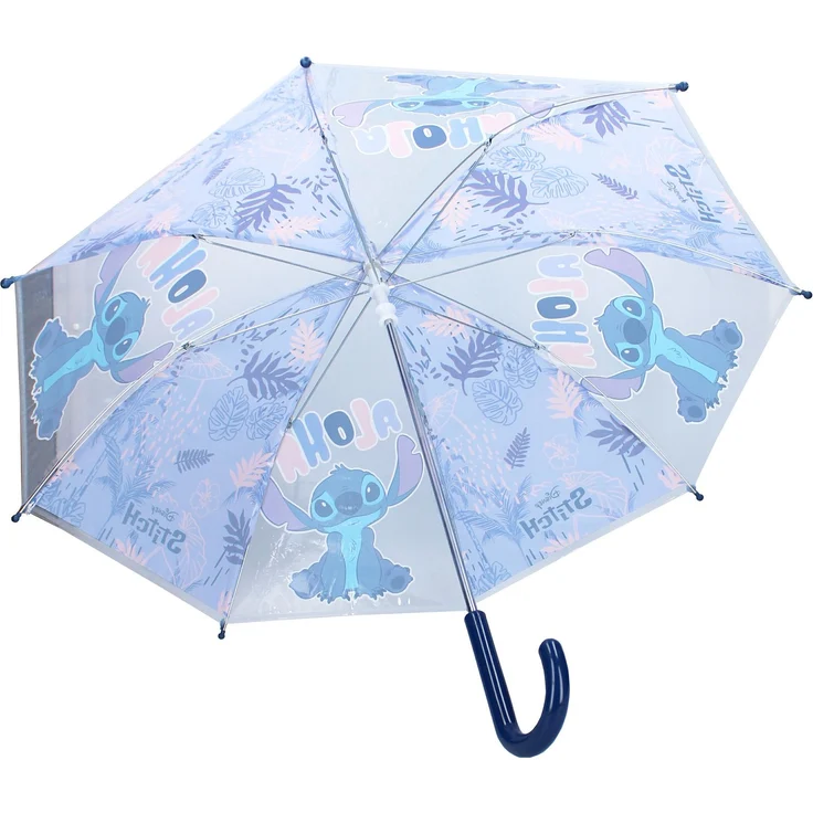 Disney Stitch Schirm Ø 71 cm – Bunter Regenschirm für Kinder mit Elsa und Anna – Bild 3