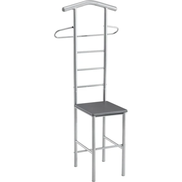 CARO-Möbel Herrendiener JIVO, Herrendiener Kleider Ständer Stummer Diener Kleiderbutler Garderobe St – Bild 2