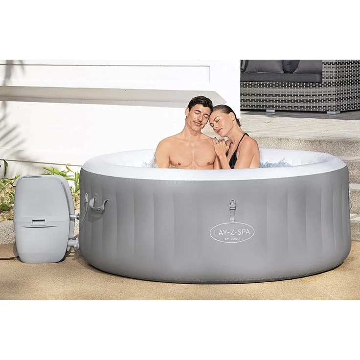 LAY-Z-SPA® Whirlpool St. Lucia AirJet™ Ø 170x66 cm, rund – Bild 2
