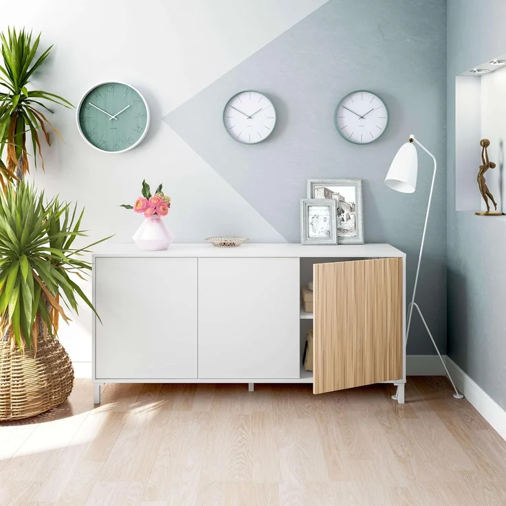 Calicosy Buffet 3 Türen L154 cm - Ethna - Weiß – Bild 7