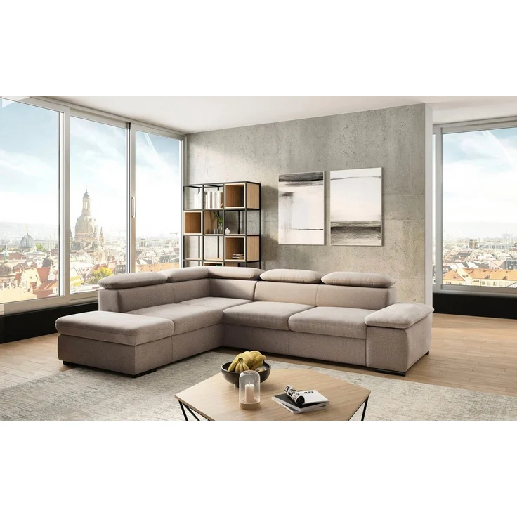 sit&more Ecksofa Alcudia L-Form, B: 272 cm, Arm- und Kopfteilverstellung, Eckcouch, optional Schlaffunktion, Komfortsitz – Bild 2