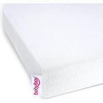 Babybay Jersey Spannbetttuch Deluxe Cotton mit Membran Weiß