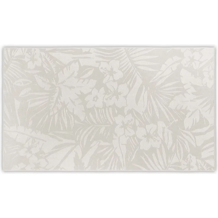 Mijolnir 'Botanic - Cream' Fouta (Strandtuch), Creme, 100 x 180 cm
