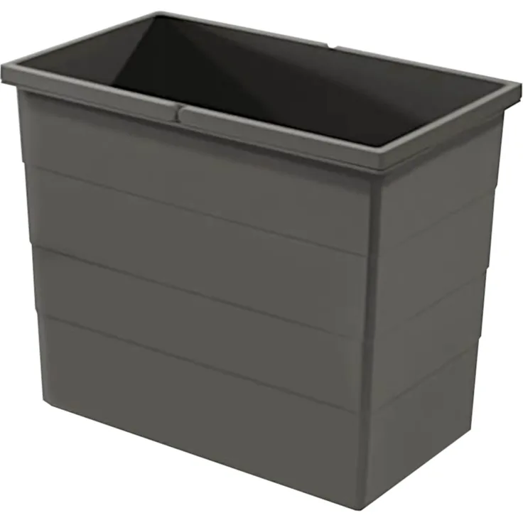 HAILO 1129969 Inneneimer 28 Liter dunkelgrau für Abfallsorter CARGO und TANDEM / Eimer / Ersatzeimer / Abfalleimer