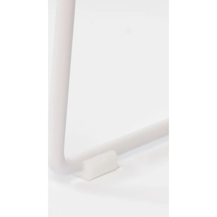 Sessel Tango im 2er-Set, Weiß mit Schalensitz und Stahlgestell 58x54x81,5 cm – Bild 10