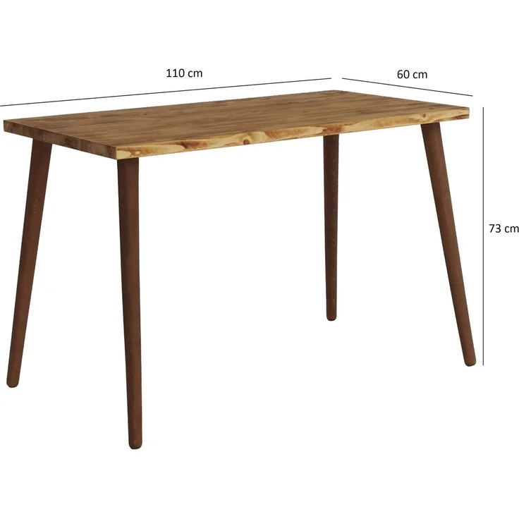 Skye Decor 'Cozy Natural' Schreibtisch, Eiche, 110 x 73 x 60 cm – Bild 9