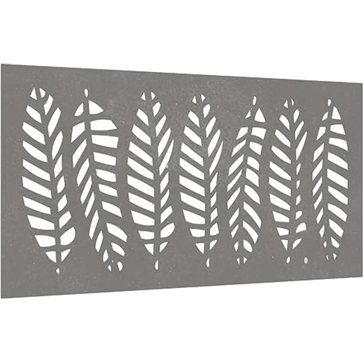 vidaXL Garten-Wanddeko, 105x55 cm Cortenstahl mit Blatt-Design, wetterfest und korrosionsbeständig – Bild 3