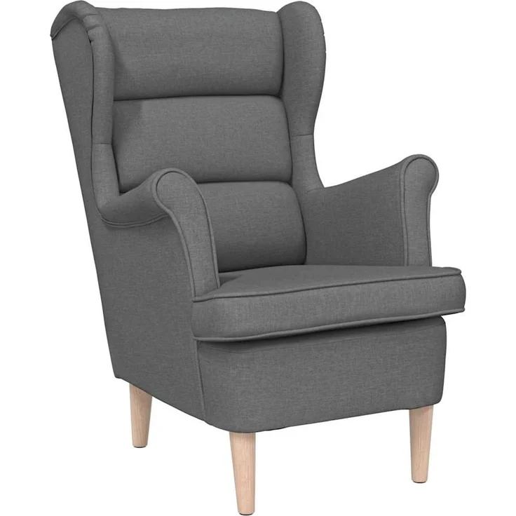 Sessel wohnzimmer, Relaxsessel Dunkelgrau 74x84x100 cm Stoff – Bild 2