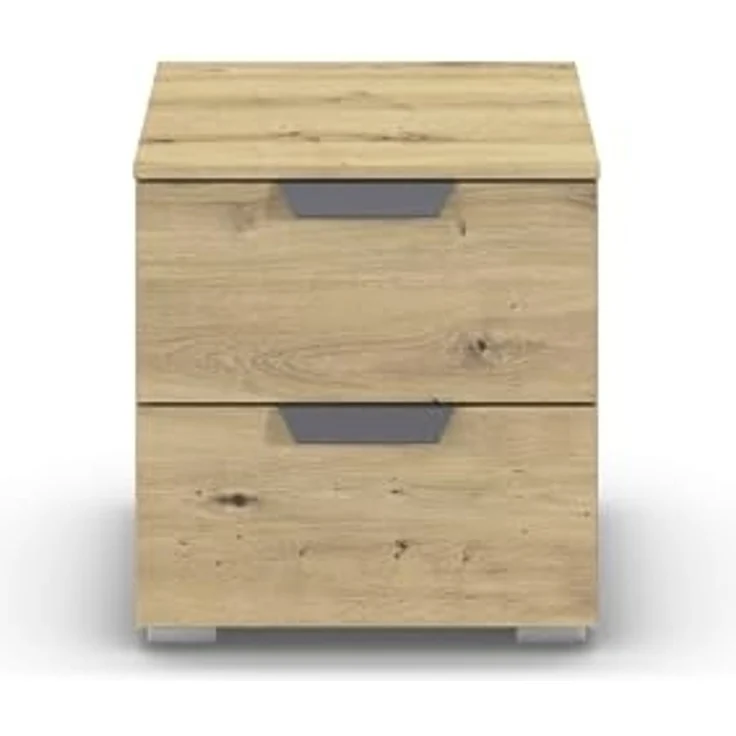 rauch Aditio Box, Nachttisch, 2 Schubladen, mit Softclose-Funktion, Farbe Eiche Artisan, BxHxT 40x42x42cm – Bild 6