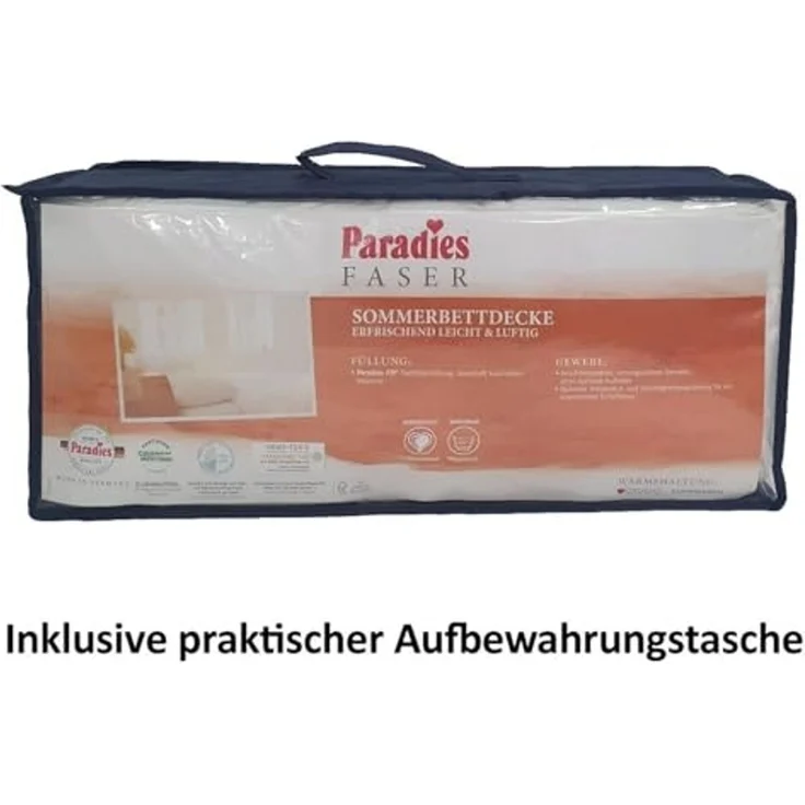 Paradies Halia-Fill Sommerbett Sommer Bettdecke Sommerdecke 155x220 – Bild 6