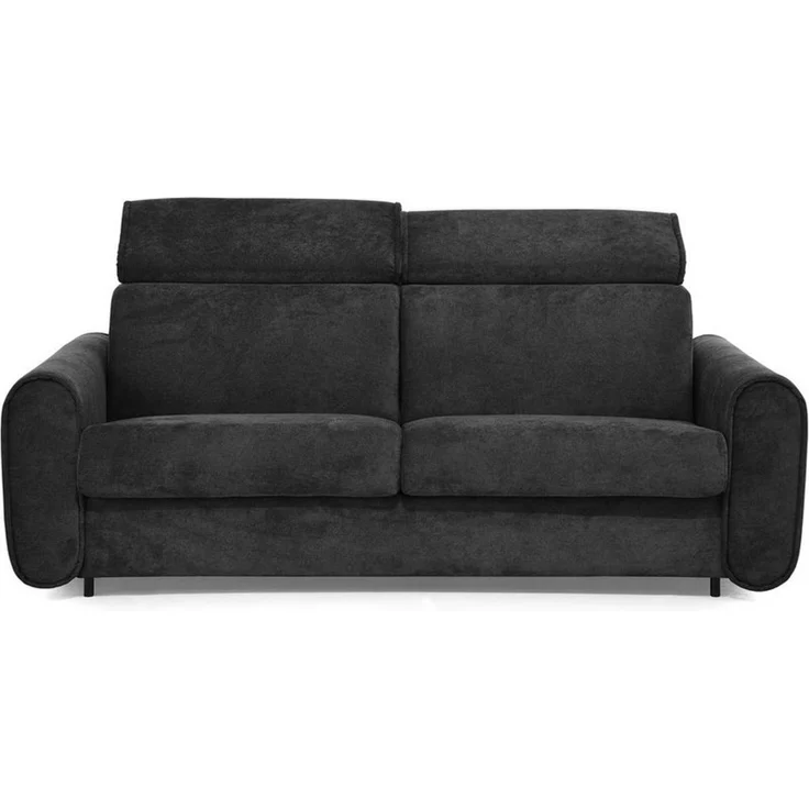 Beautysofa Schlafsofa Pavarti modernes Sofa mit italienischem Klappmechanismus und Matratze, mit Bettkasten, verstellbaren Kopfstützen und Schlaffunktion, in 3 Größen & 8 Farben – Bild 2