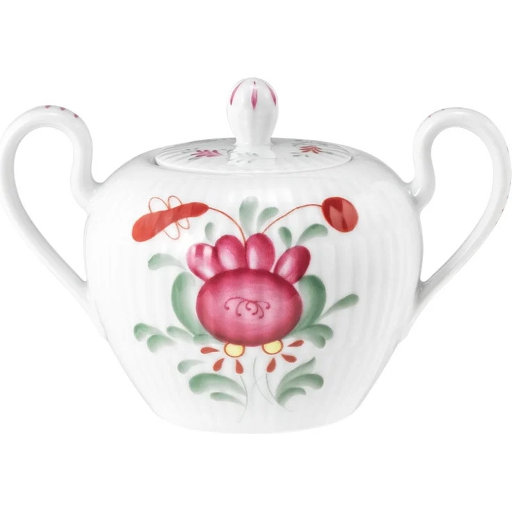 Seltmann Weiden Amina Zuckerdose mit Griffen 230 ml Ostfriesenrose – Bild 1