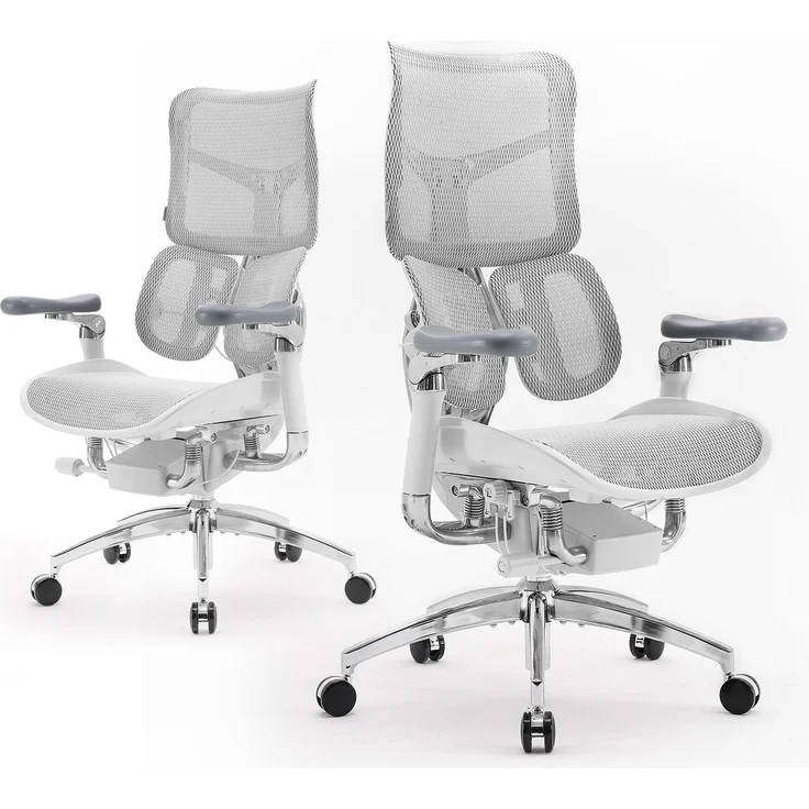 Sihoo 'Doro S300' ergonomischer Schreibtischstuhl, 124,5 x 76 cm, in Grau – Bild 2