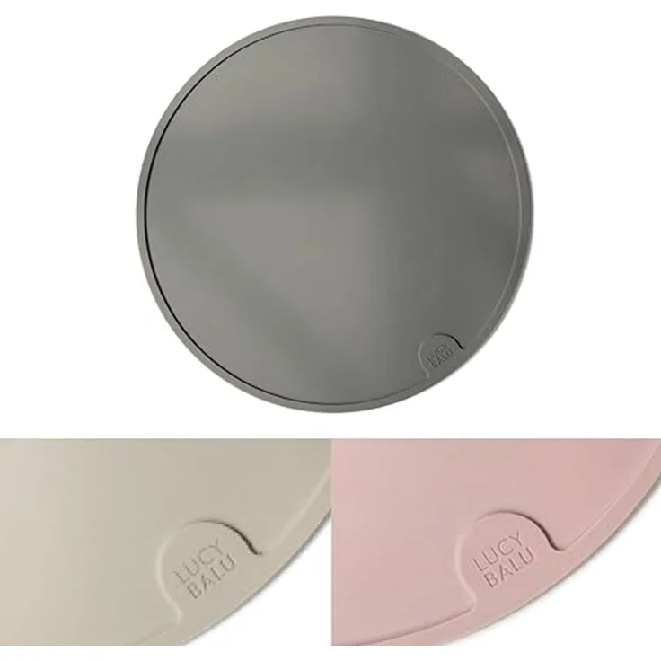 LucyBalu Napfunterlage CIRCLE (29cm), für Katzen, verschiedene Farben, lebensmittelechtes Silikon – Bild 1