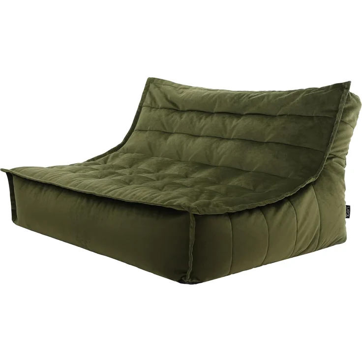 icon Sitzsack Sofa XXL aus Samt „Kota", 100x140x72cm, Made in Germany, für Erwachsene, XXL Sitzsack – Bild 1