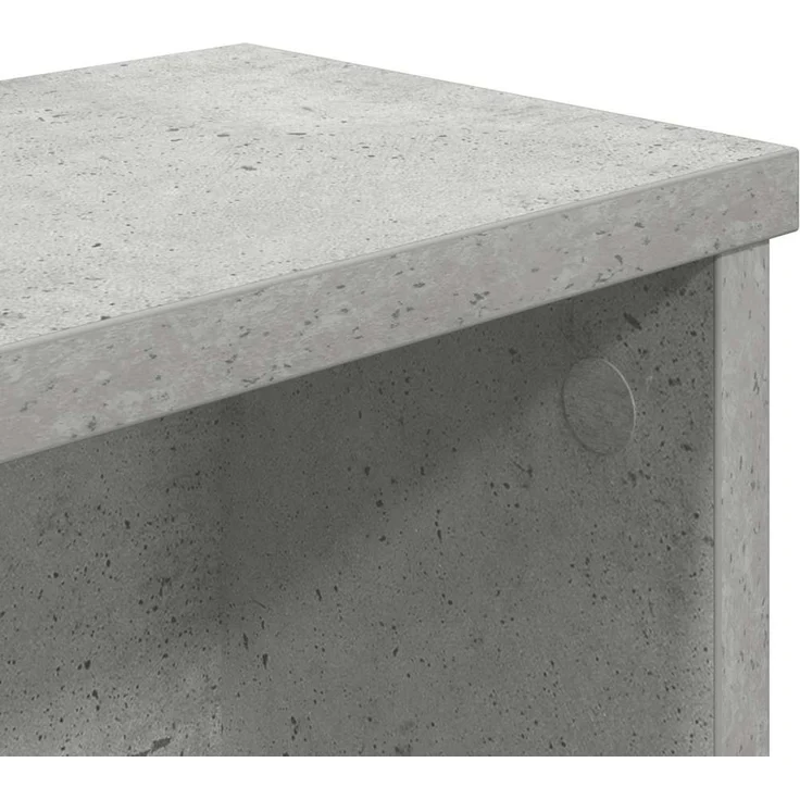 vidaXL Küchenregal Stapelbar Betongrau 50x15x16 cm Holzwerkstoff 860487 – Bild 6
