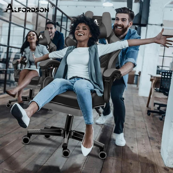 ALFORDSON Gaming-Bürostuhl mit – Bild 2