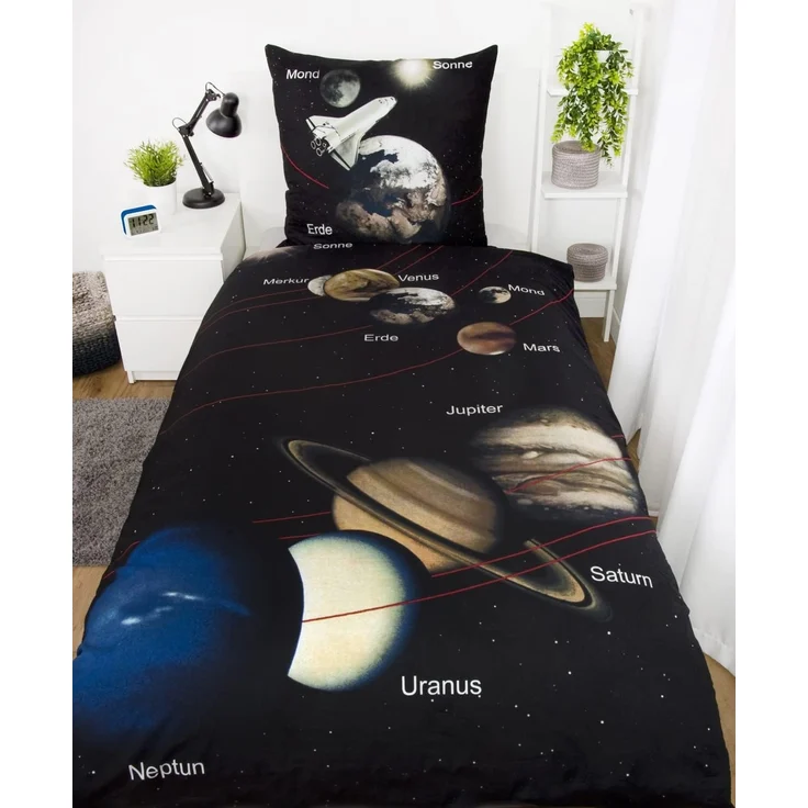Herding Sonnensystem Bettwäsche Österreichische Größe – Bild 3