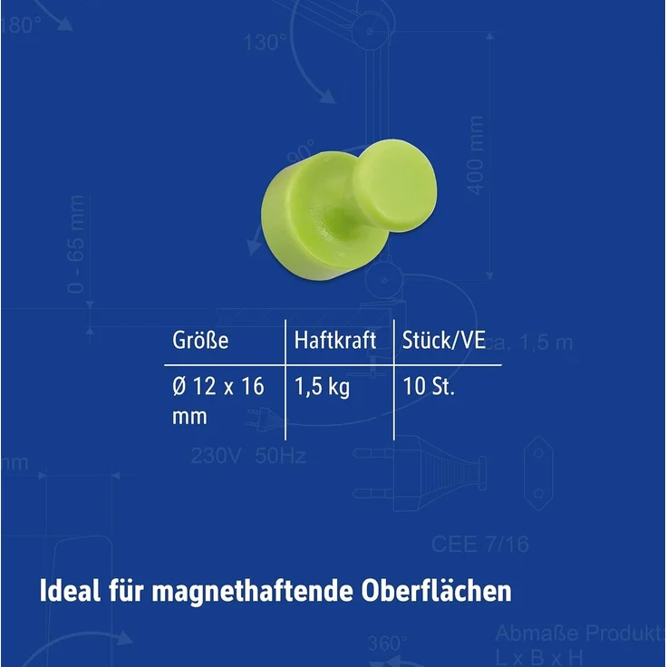 MAUL Neodym-Kegelmagnet Neodym 5 Stück(e) – Bild 5