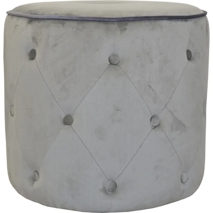 Sitzhocker/-pouf "Madagaskar" grau