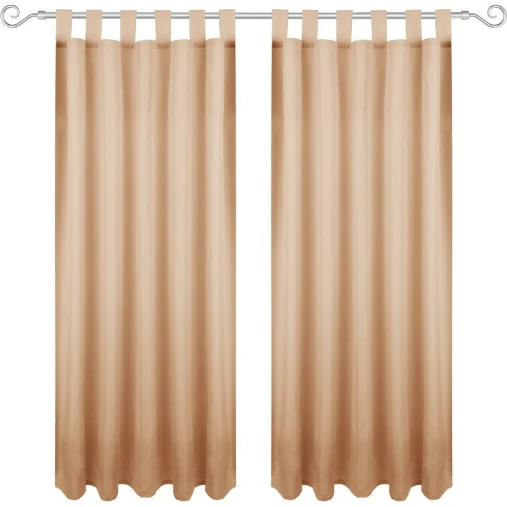 Bestgoodies Gardine Schlaufengardine, Schlaufe (2 St), Blickdichter Vorhang mit Schlaufen, Schlaufengardine – Bild 5