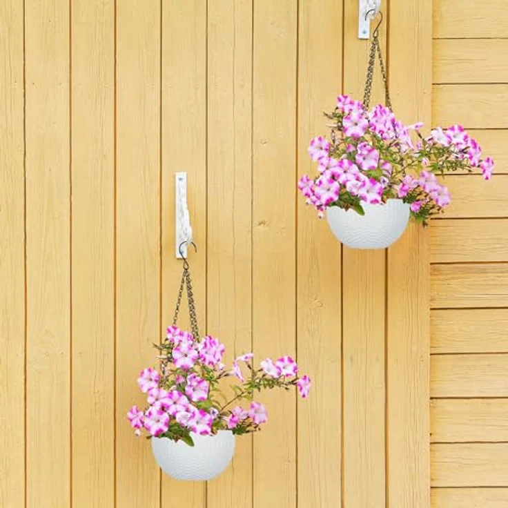 Blumenampel mit Wasserspeicher 2er Set 10045237 – Bild 6