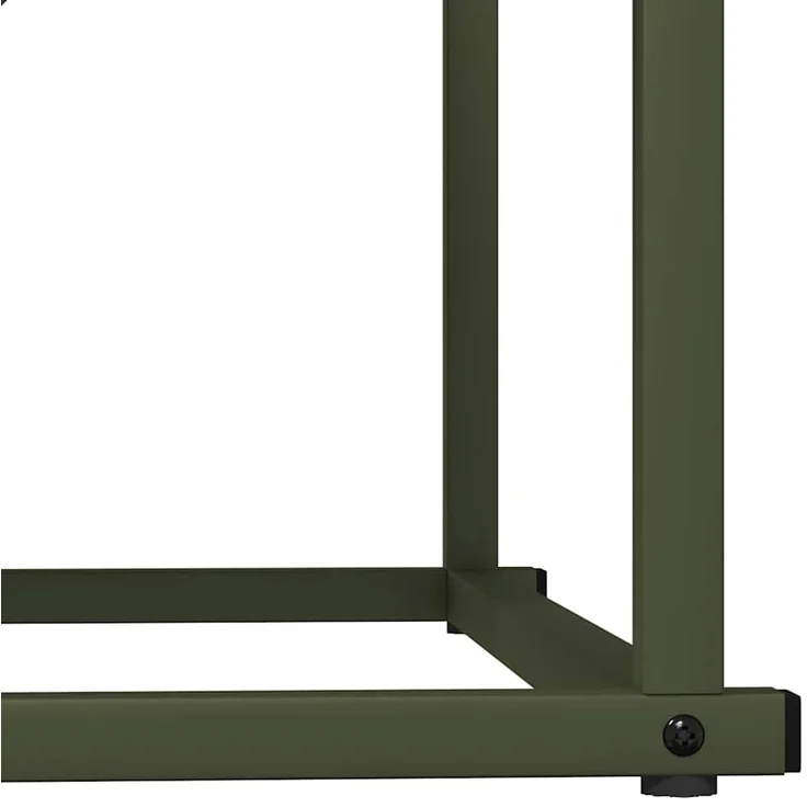 vidaXL Brennholzregal Olivgrün 70x43x34,5 cm Kaltgewalzter Stahl 864176 – Bild 7
