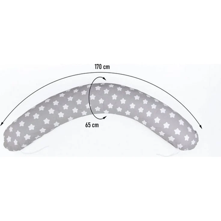 Loolay Stillkissen WAFFELPIQUE HASE Kissen Seitenschläferkissen Schwangerschaftskissen, 170 o. 190 cm Kissen + BEZUG (abnehmbar) HASE Beige Weiss WAFFEL Rosa, Grau, Minze, Weiß, M/ L u. L/ XL - perfekt Auswahl für Schwanger Seitenschläfer Schlafen!, PR... – Bild 4