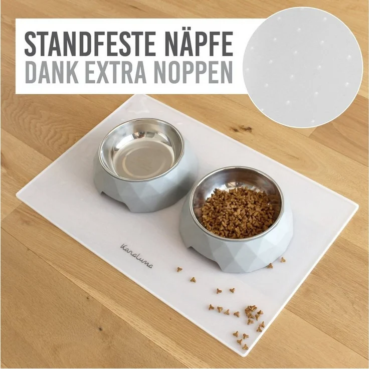 KaraLuna Futternapf Napfunterlage aus Silikon I Futtermatte Hundenapf Unterlage Katzennapf, Silikon-Napfunterlage – Bild 3