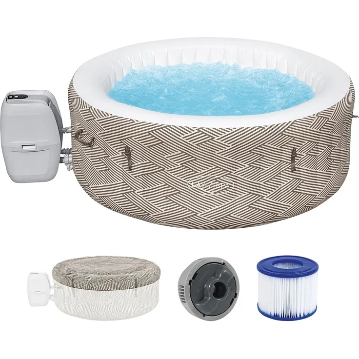 LAY-Z-SPA® WLAN-Whirlpool Madrid AirJet™ Ø 180x66 cm, rund