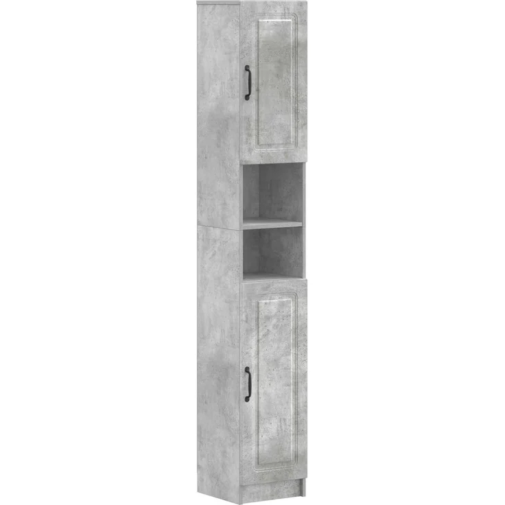 vidaXL 4-teiliges Badezimmer-Schrank-Set UTRECHT Betongrau 3417975 – Bild 6