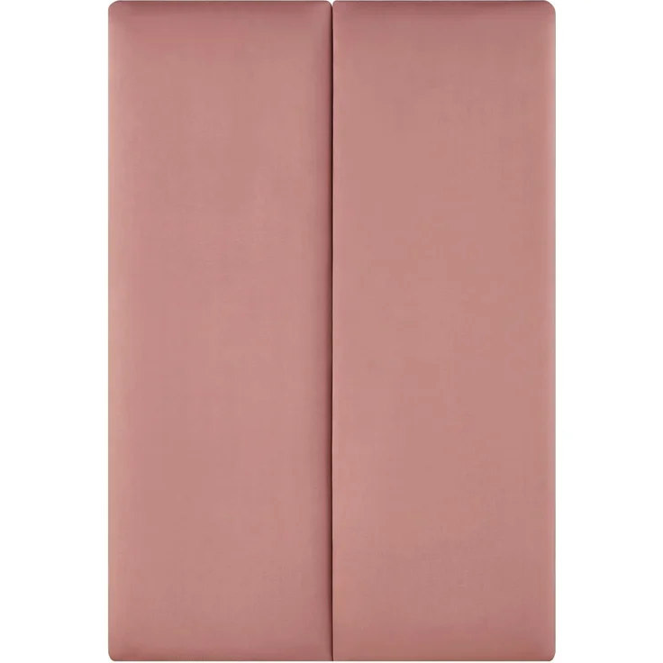 neu. haus Wandpolster, (Set, 2 Stück), »Carpino« Wandkissen Samt 90 x 30 cm Rosa – Bild 3