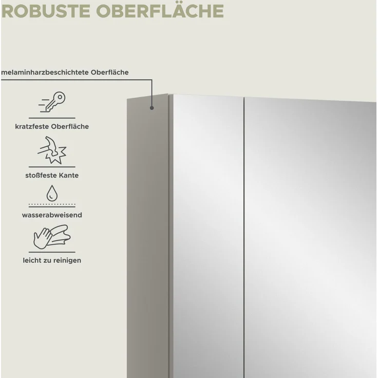 Ice Spiegelschrank in Spiegelglas – Bild 9