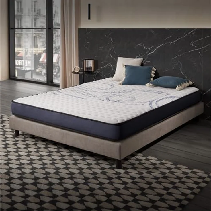 naturalex | Perfectsleep | Matratze 80x190 cm | Memory und Blue Latex-Technologie Extra Komfort HR | Perfekter Halt mit Atmungsaktivem Schaumstoff | Ergonomisch Entspannend und Hypoallergen – Bild 2