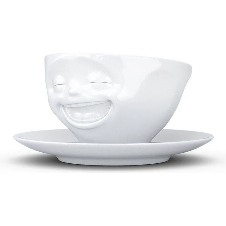 FiftyEight Products Kaffeetasse Lachend