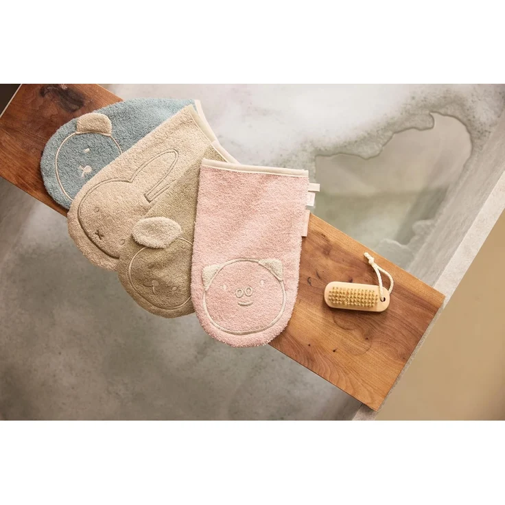 Jollein Miffy Waschlappen - Frottee Beige – Bild 6