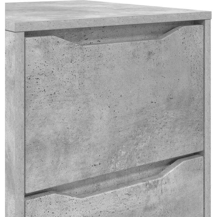vidaXL Aufbewahrungsschrank 40 x 48 x 105 cm Holzwerkstoff Betongrau 888900 – Bild 12