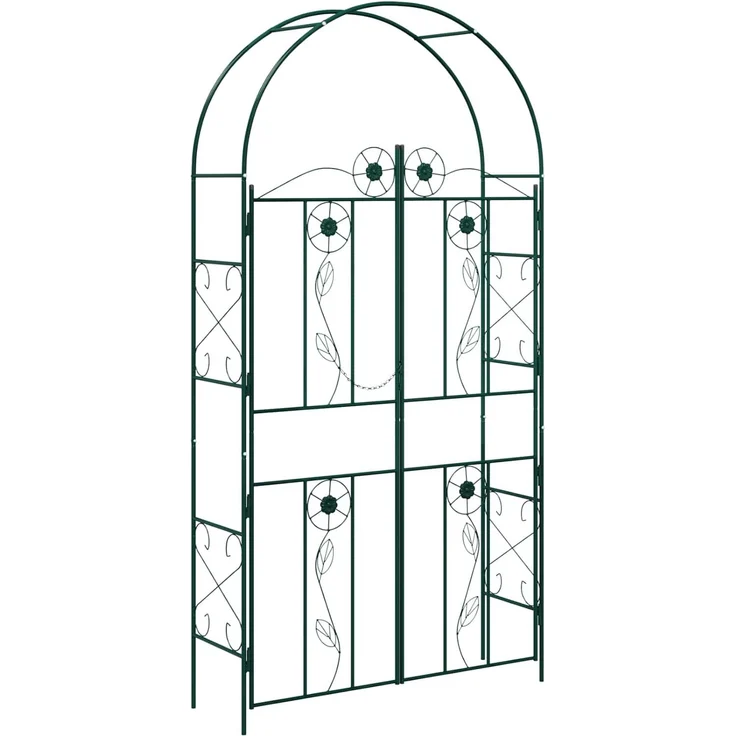 vidaXL Gartenbogen Uni Grün 115 x 37 x 226 cm 42021349 – Bild 2