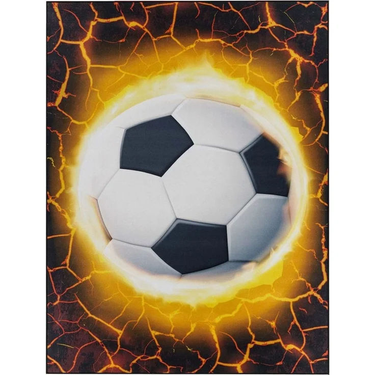 TaraCarpet Kinderteppich Fresh Kids Fußball, rechteckig, Höhe: 5 mm, Fresh Kids Fußball Krush Kinderzimmer Jugendzimmer 80x150 cm – Bild 5