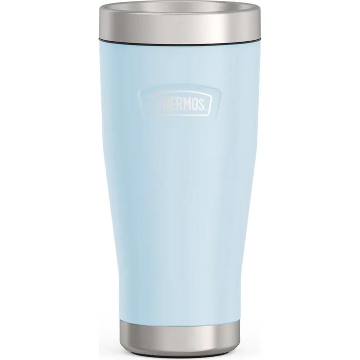 Thermos ICON Thermobecher hellblau 0,47l - 7h heiß & 22h kalt, Coffee to Go Becher aus Edelstahl, absolut dicht, spülmaschinenfest, BPA-frei