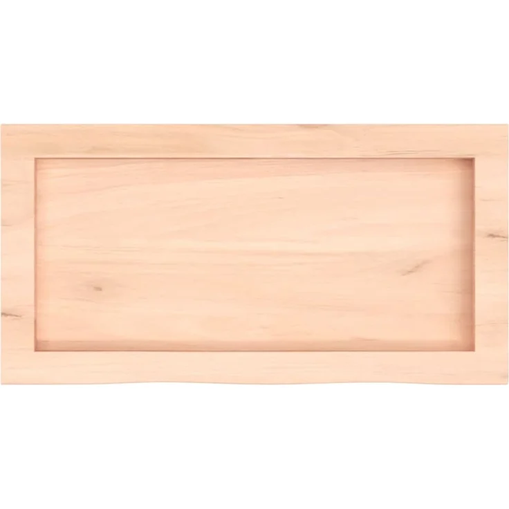 vidaXL Wandregal 60x30x(2-4) cm Massivholz Eiche Unbehandelt 363525 – Bild 4