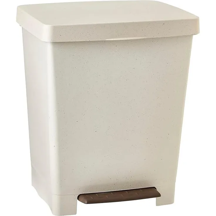 TATAY 1104406 Treteimer Kunststoff grau 33,5 x 30 x 39 cm